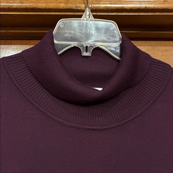 NWT 3X Calvin Klein Aubergine/Plum Turtleneck Sweater (ABBA) - Picture 5 of 16